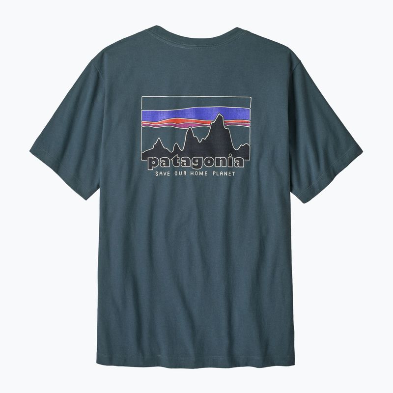 Men's T-shirt Patagonia '73 Skyline T-Shirt summit blue 2