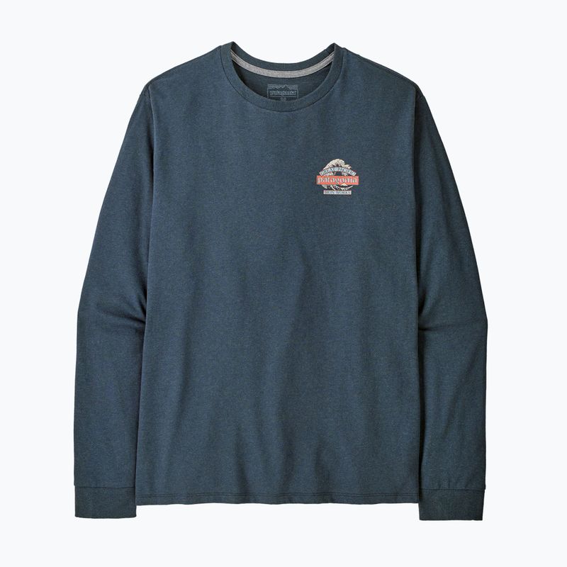 Men's longsleeve Patagonia Great Waves Responsibili-Tee LS summit blue 2
