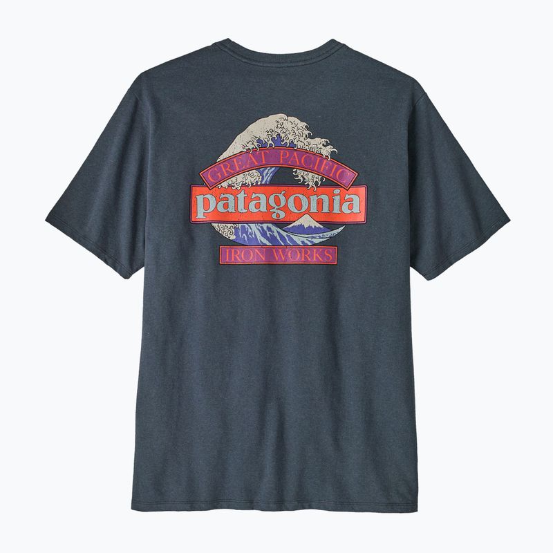 Men's T-shirt Patagonia Great Waves Responsibili-Tee summit blue 4