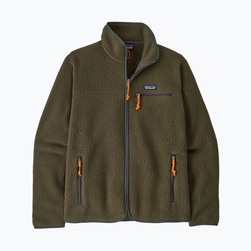 Men's fleece sweatshirt Patagonia Retro Pile basin green 5
