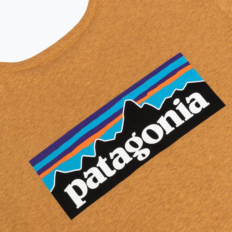 Women's longsleeve Patagonia P-6 Logo Responsibili-Tee LS dried mango 4