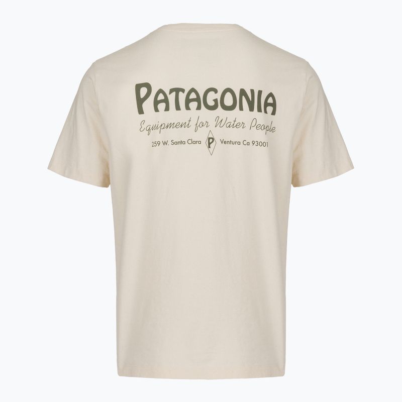 Men's T-shirt Patagonia Water People Banner T-Shirt undyed natural 2