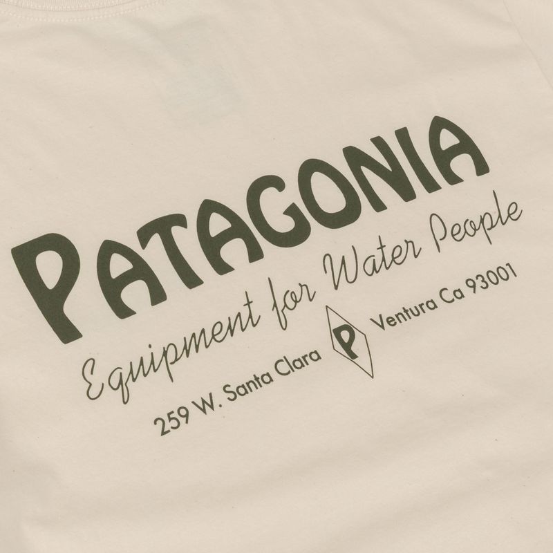 Men's T-shirt Patagonia Water People Banner T-Shirt undyed natural 4