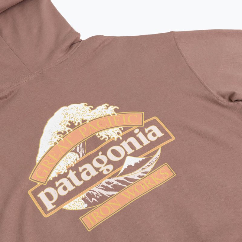 Women's trekking sweatshirt Patagonia Great Waves Daily Hoody moonrise taupe 3