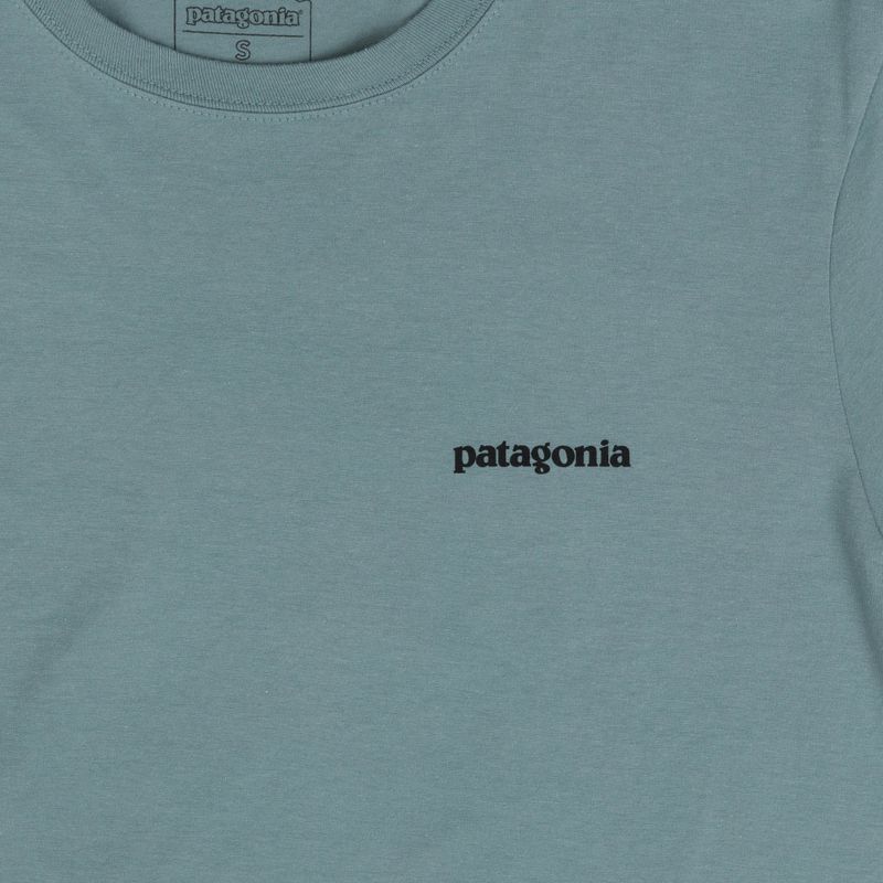 Men's T-shirt Patagonia P-6 Logo blue sage 3
