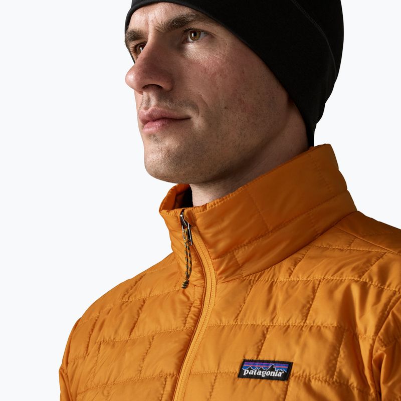 Men's insulated jacket Patagonia Nano Puff autumn orange 5