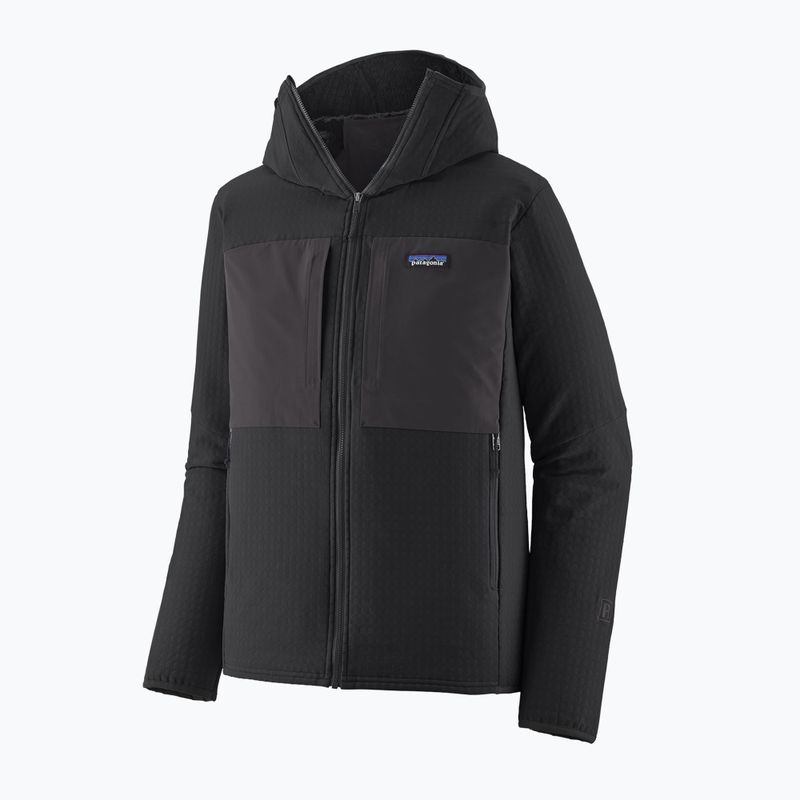 Men's trekking sweatshirt Patagonia R2 TechFace Hoody black 2