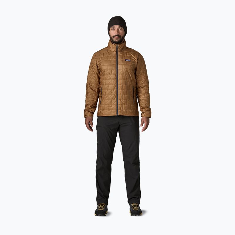 Men's insulated jacket Patagonia Nano Puff deer brown 2