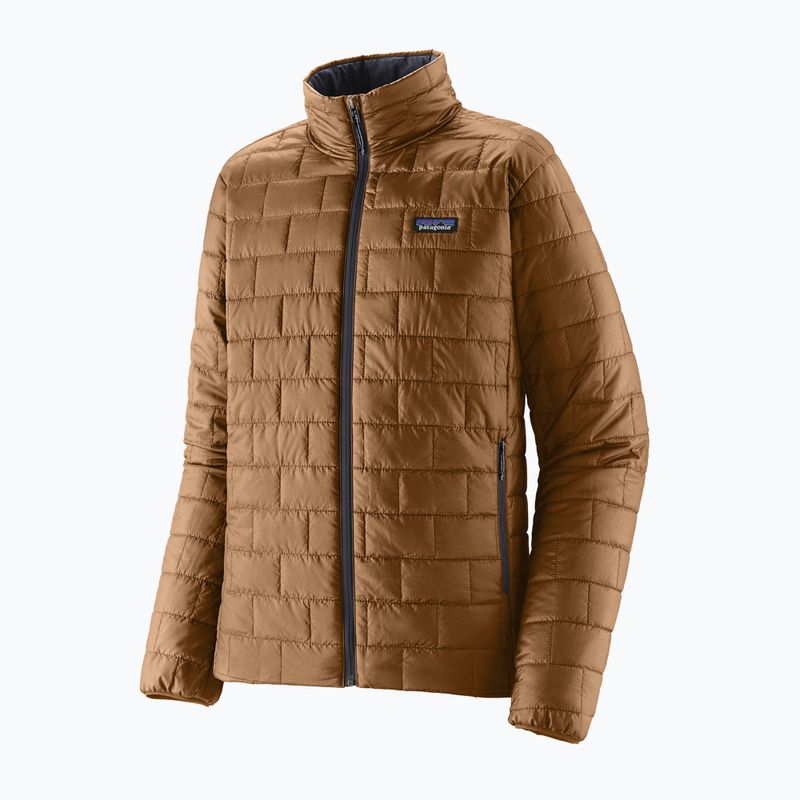 Men's insulated jacket Patagonia Nano Puff deer brown 10