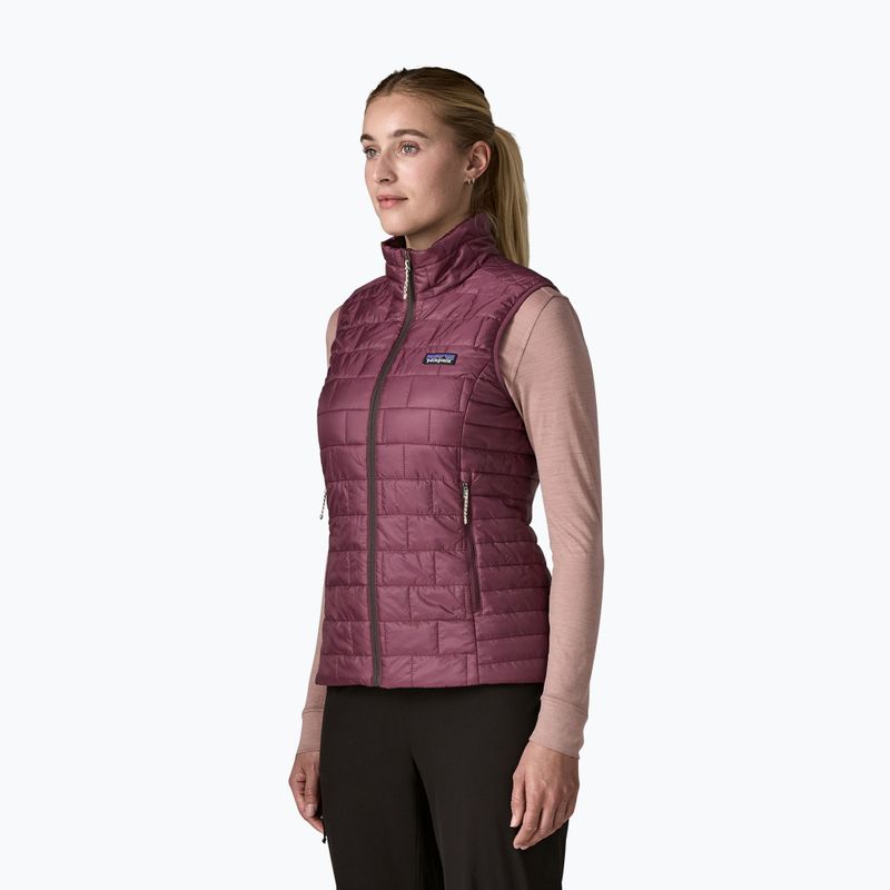 Women's gilet Patagonia Nano Puff berry fig 4