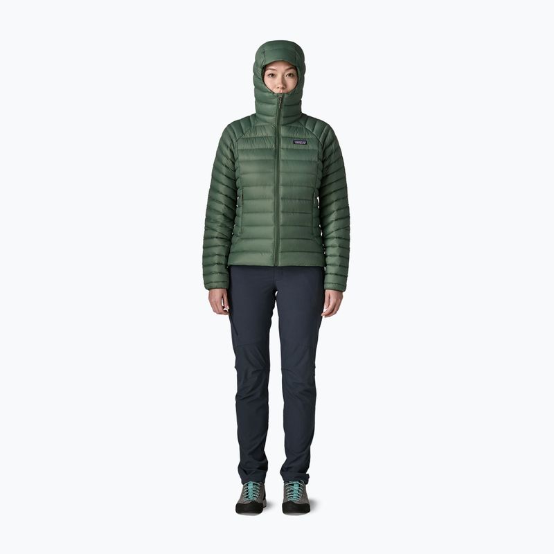 Women's down jacket Patagonia Down Sweater Hoody canopy green 2
