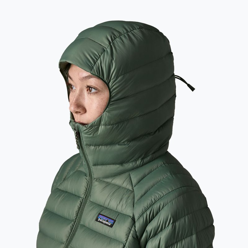Women's down jacket Patagonia Down Sweater Hoody canopy green 5