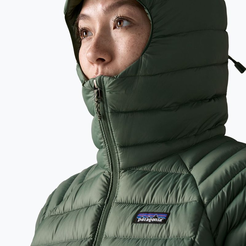 Women's down jacket Patagonia Down Sweater Hoody canopy green 6