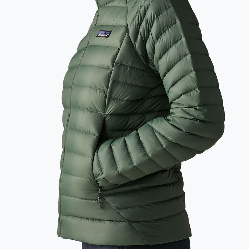 Women's down jacket Patagonia Down Sweater Hoody canopy green 7