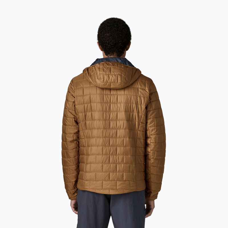 Men's insulated jacket Patagonia Nano Puff Hoody deer brown 2