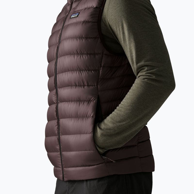 Men's gilet Patagonia Down Sweater den brown 3