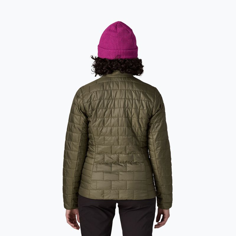Women's insulated jacket Patagonia Nano Puff basin green 3