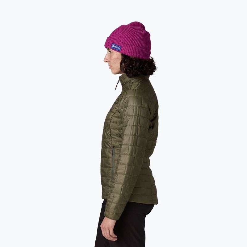 Women's insulated jacket Patagonia Nano Puff basin green 4