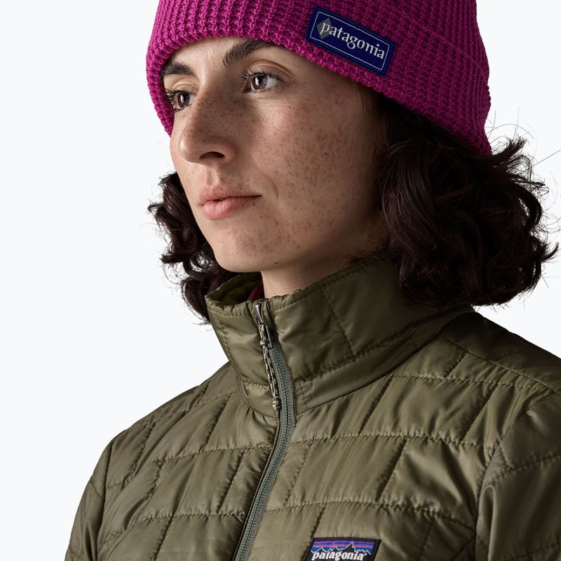 Women's insulated jacket Patagonia Nano Puff basin green 5