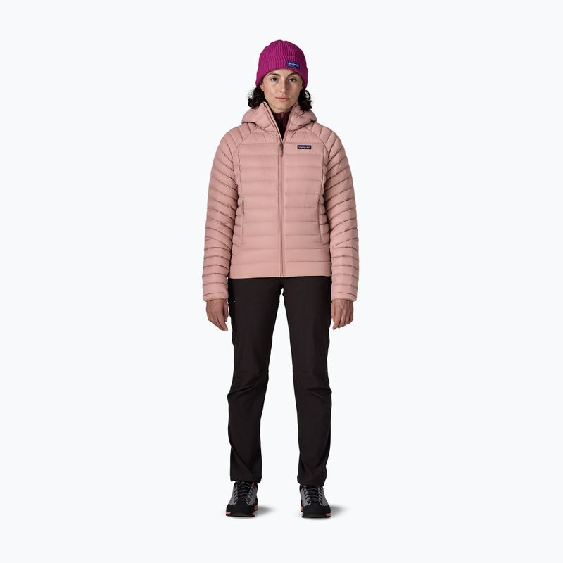 Women's down jacket Patagonia Down Sweater Hoody moonrise taupe 2