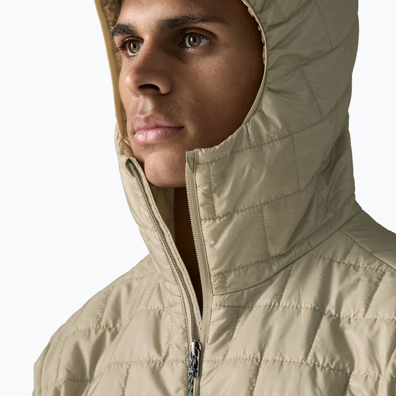 Men's insulated jacket Patagonia Nano Puff Hoody weathered stone 5