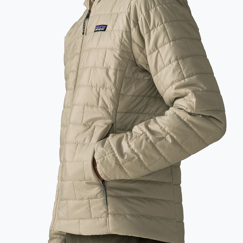 Men's insulated jacket Patagonia Nano Puff Hoody weathered stone 6