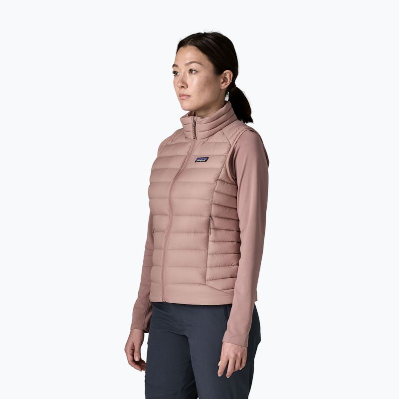 Women's gilet Patagonia Down Sweater moonrise taupe 3