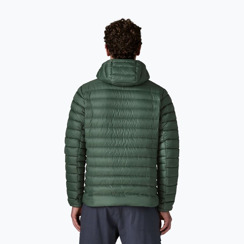 Men's down jacket Patagonia Down Sweater Hoody treeline green 2