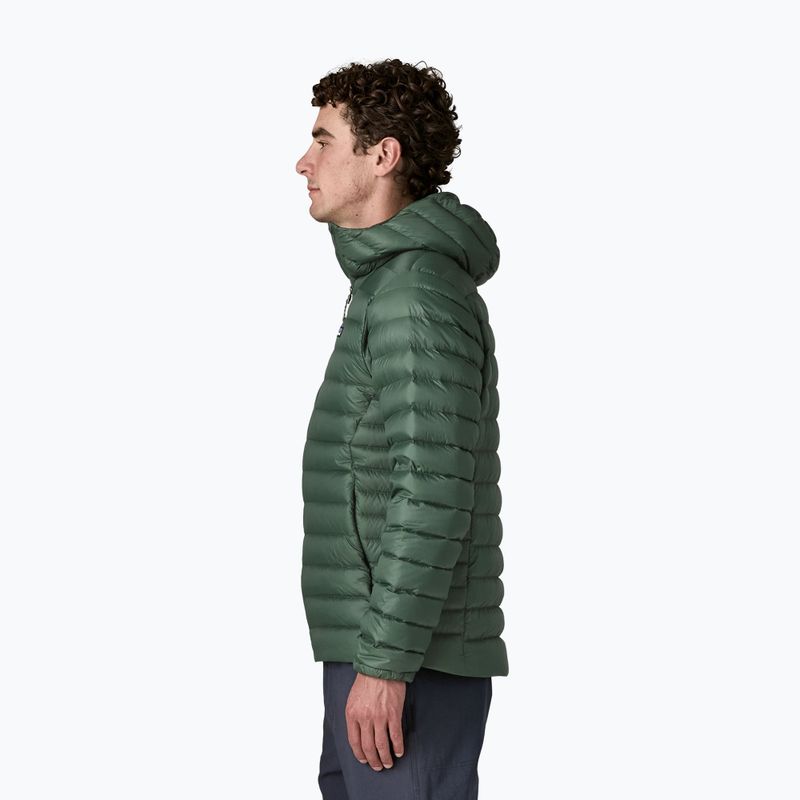 Men's down jacket Patagonia Down Sweater Hoody treeline green 3