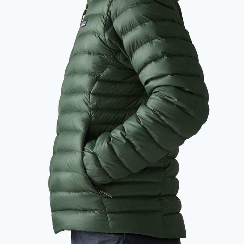 Men's down jacket Patagonia Down Sweater Hoody treeline green 6