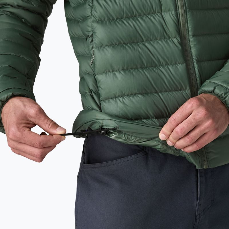 Men's down jacket Patagonia Down Sweater Hoody treeline green 7