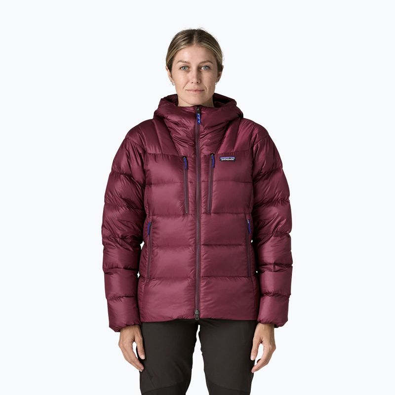 Women's down jacket Patagonia Durable Down Hoody berry fig