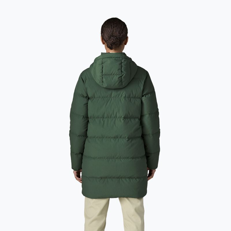 Women's down coat Patagonia Sisar Down Parka canopy green 2