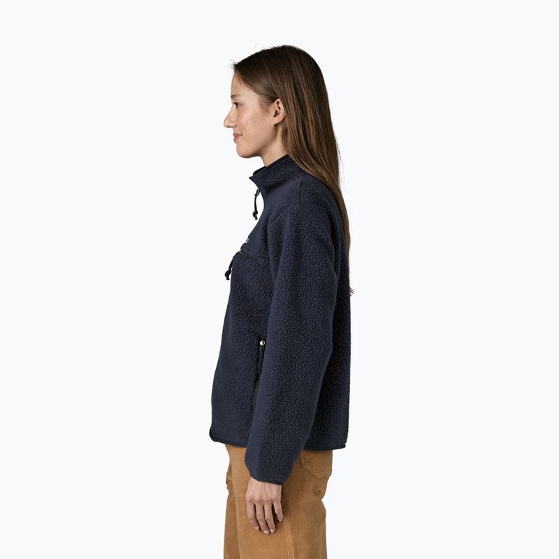 Women's fleece sweatshirt Patagonia Retro Pile sunken blue 3