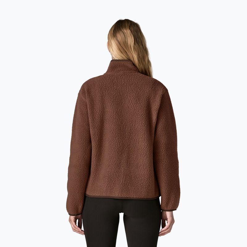 Women's fleece sweatshirt Patagonia Retro Pile Marsupial berm brown 2