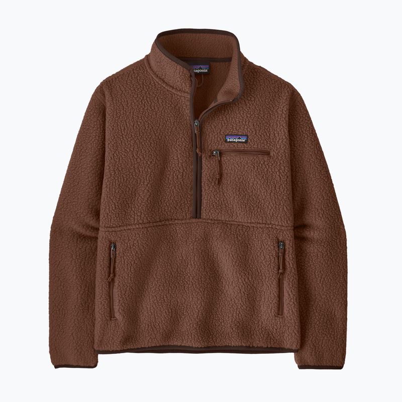 Women's fleece sweatshirt Patagonia Retro Pile Marsupial berm brown 5