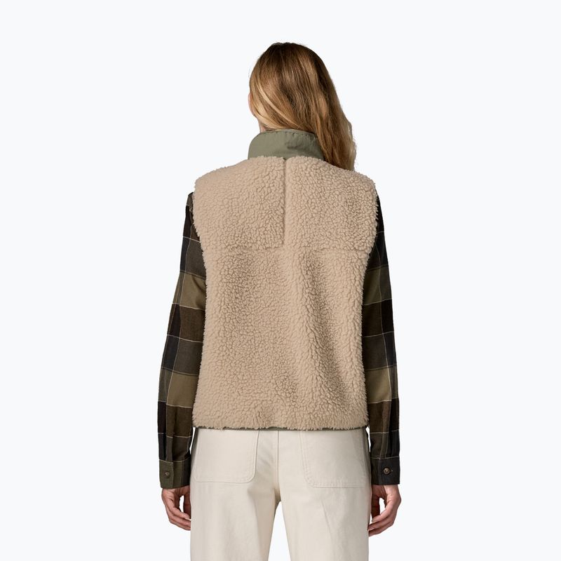 Women's gilet Patagonia Classic Retro-X dark natural w/river rock green 2