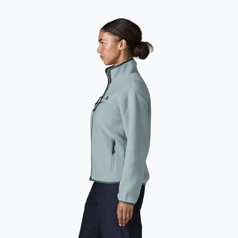 Women's fleece sweatshirt Patagonia Retro Pile virtually blue 3