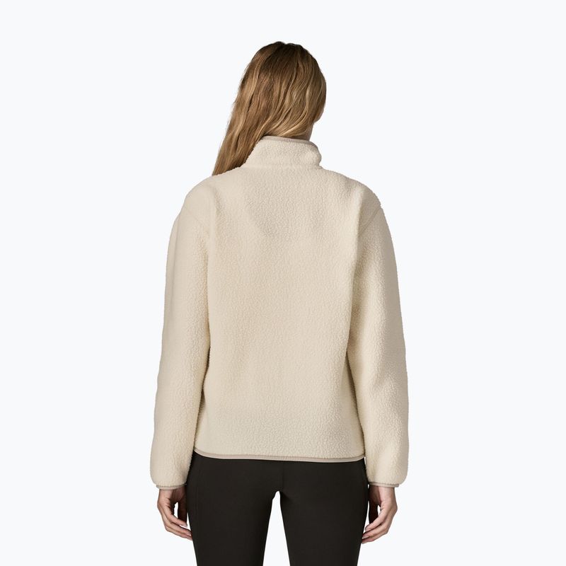 Women's fleece sweatshirt Patagonia Retro Pile Marsupial natural 2