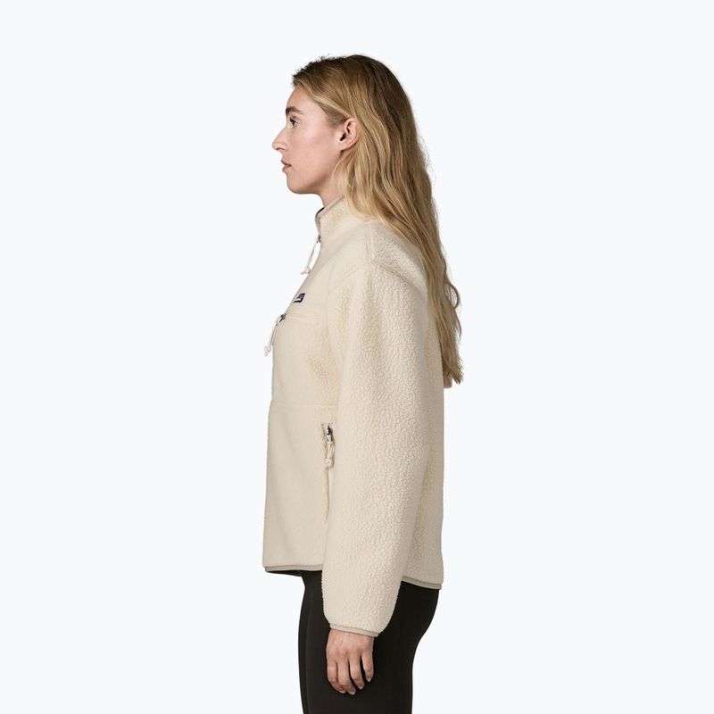 Women's fleece sweatshirt Patagonia Retro Pile Marsupial natural 3