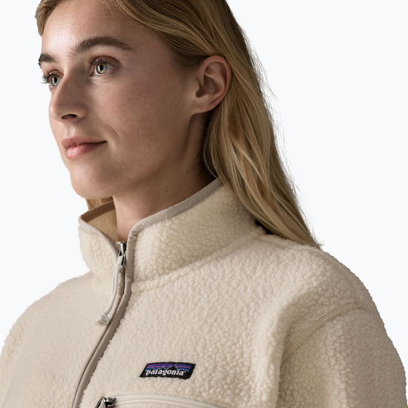 Women's fleece sweatshirt Patagonia Retro Pile Marsupial natural 5