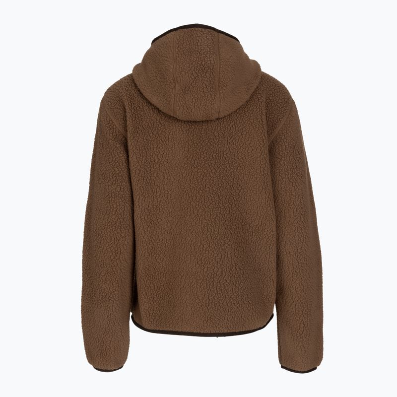 Women's fleece sweatshirt Patagonia Retro Pile Hoody berm brown 2