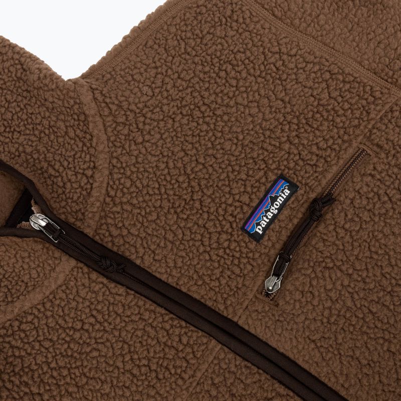 Women's fleece sweatshirt Patagonia Retro Pile Hoody berm brown 3