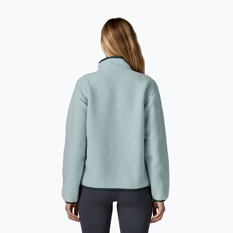 Women's fleece sweatshirt Patagonia Retro Pile Marsupial virtually blue 2