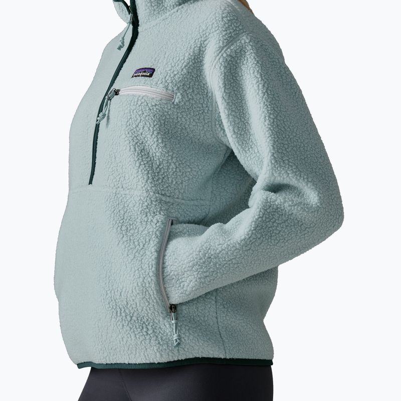 Women's fleece sweatshirt Patagonia Retro Pile Marsupial virtually blue 4