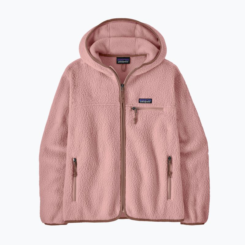 Women's fleece sweatshirt Patagonia Retro Pile Hoody fuzzy mauve 2