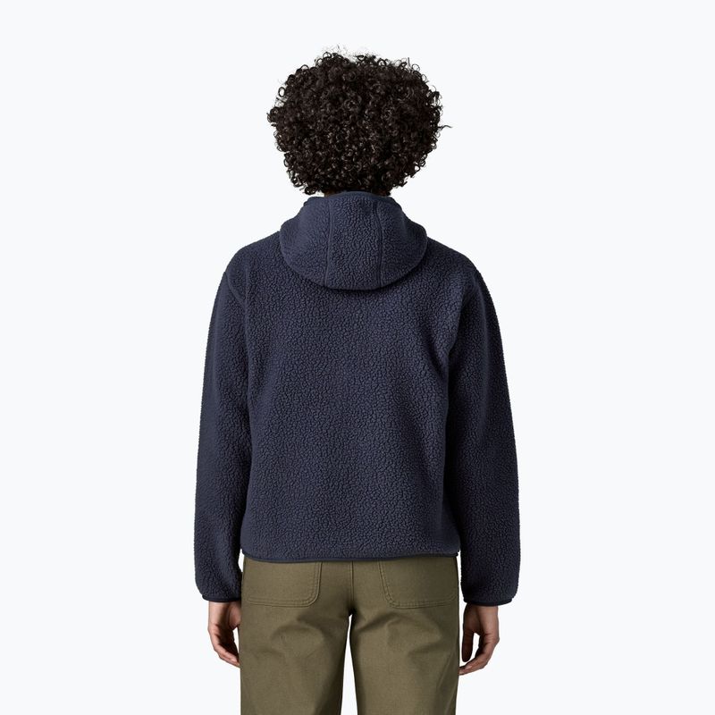 Women's fleece sweatshirt Patagonia Retro Pile Hoody sunken blue 2