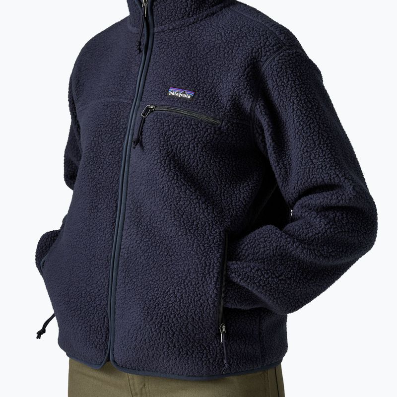 Women's fleece sweatshirt Patagonia Retro Pile Hoody sunken blue 5