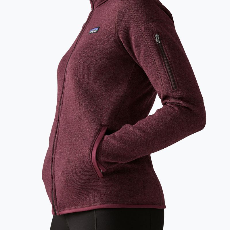 Women's trekking sweatshirt Patagonia Better Sweater berry fig 4