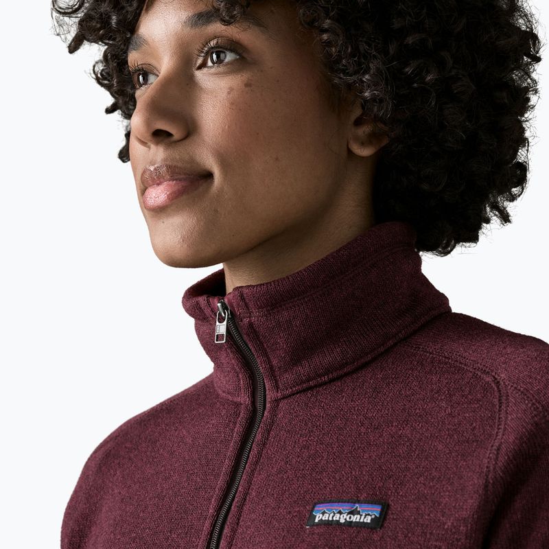 Women's trekking sweatshirt Patagonia Better Sweater berry fig 6